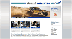 Desktop Screenshot of gummi-hasenkrug.de